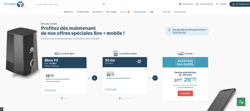 Avis Bouygues box : box + mobile