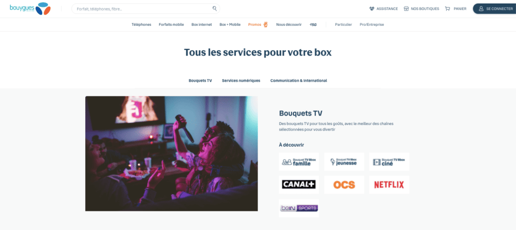 Avis Bouygues Box : options