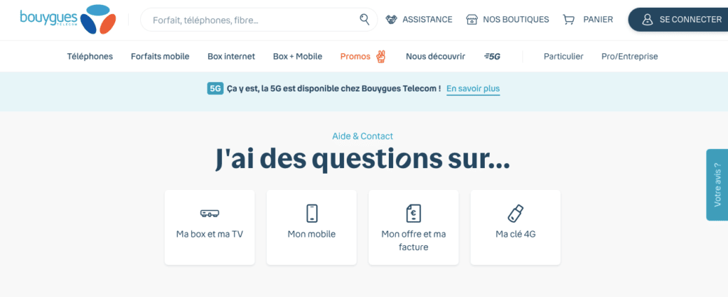 Avis Bouygues Box : service client