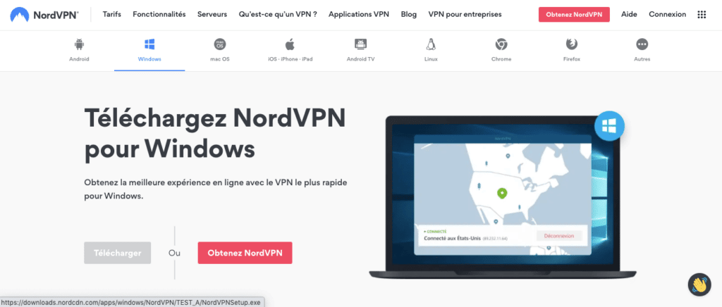 Avis NordVPN : installation et prise en main