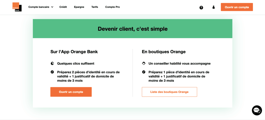 Avis clients Orange Bank