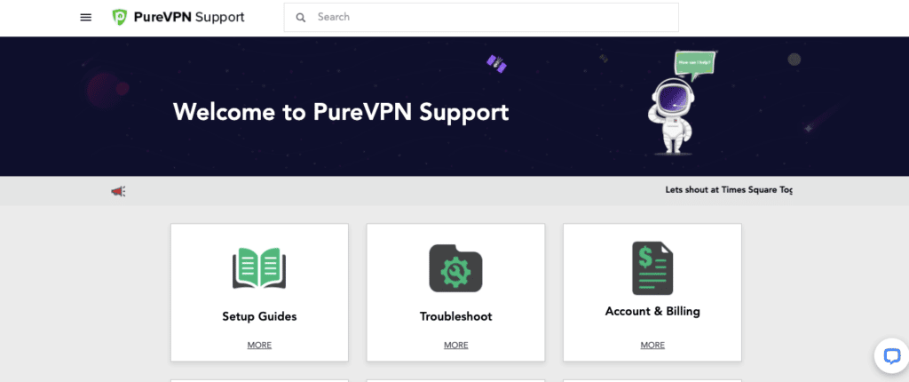 Avis PureVPN : service client