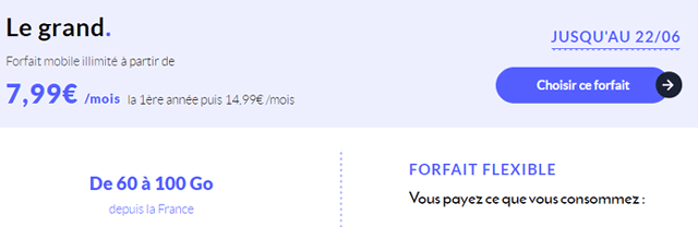 Forfait mobile le grand