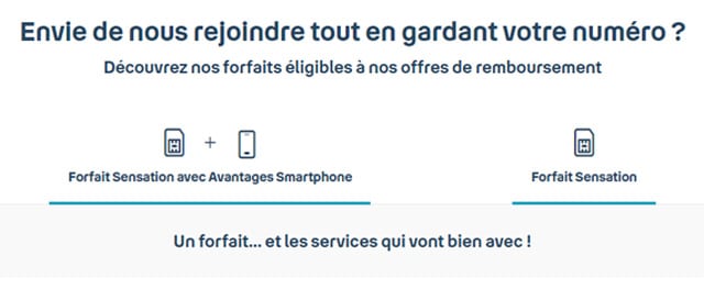 forfaits mobiles sensations