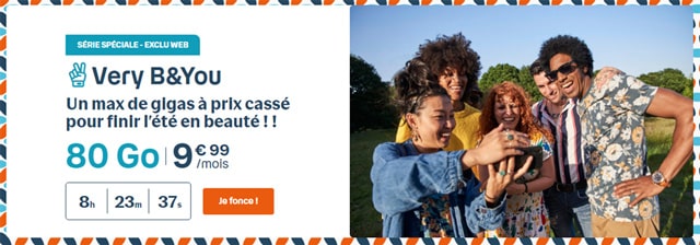 Forfait mobile 80 Go Bouygues