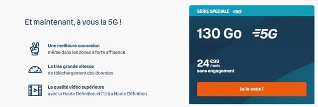 Forfait mobile Bouygues 5G promo