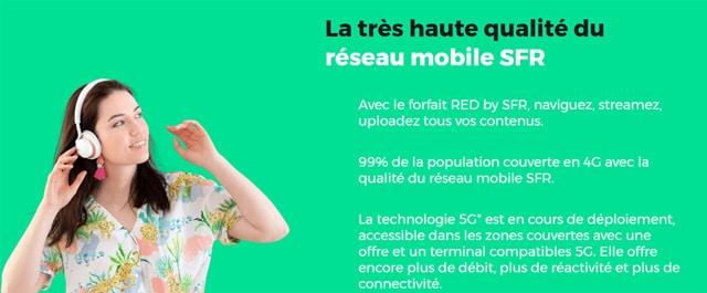 Forfait mobile redbysfr 80Go 