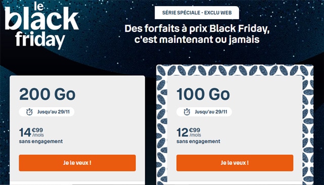 Forfait mobile Bouygues Black Friday