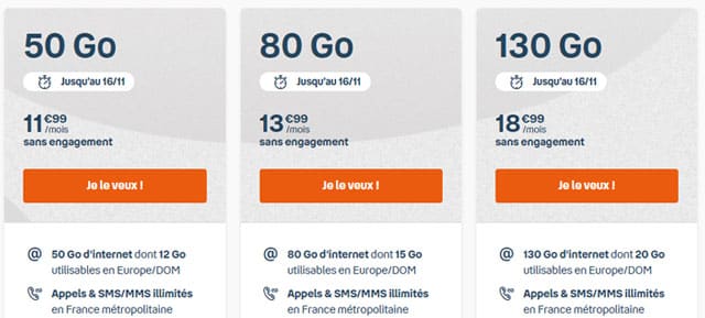 forfait mobile 130 Go Bouygues