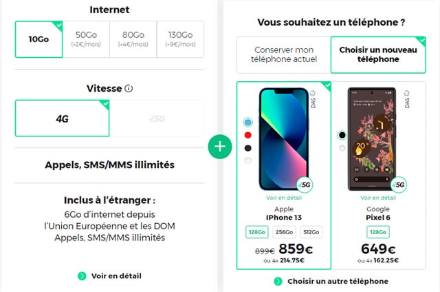 forfait mobile sans engagement pas cher