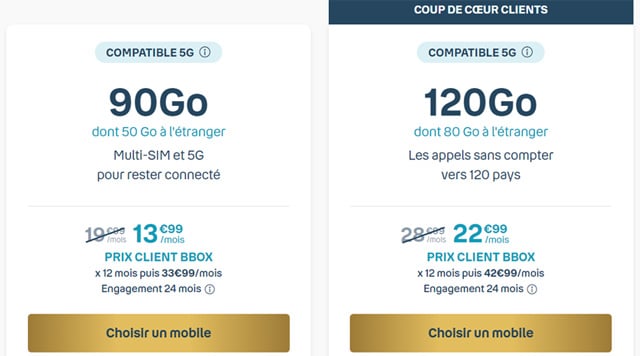 Bouygues forfait mobile promo