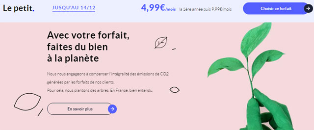 Forfait mobile 5€