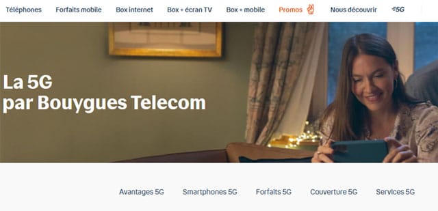 Forfait mobile 5g pas cher Bouygues