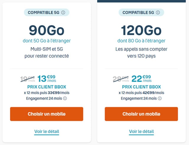 Forfait mobile Bouygues en promo