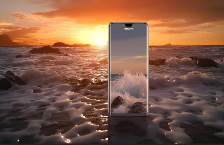 Samsung-telephone-plage-couche-de-soleil