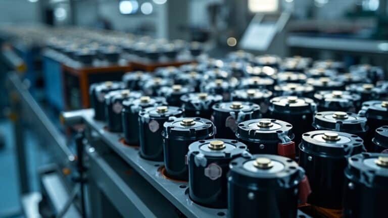 Production batteries électriques