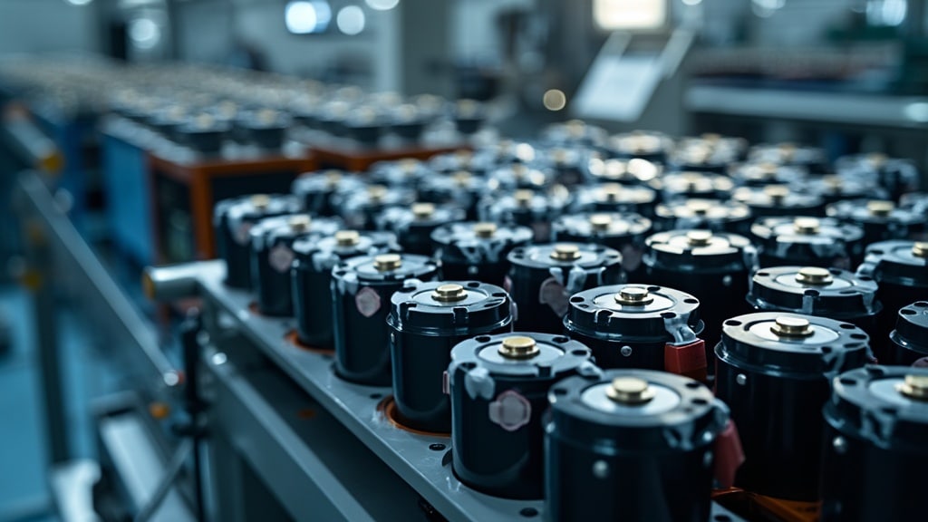 Production batteries électriques