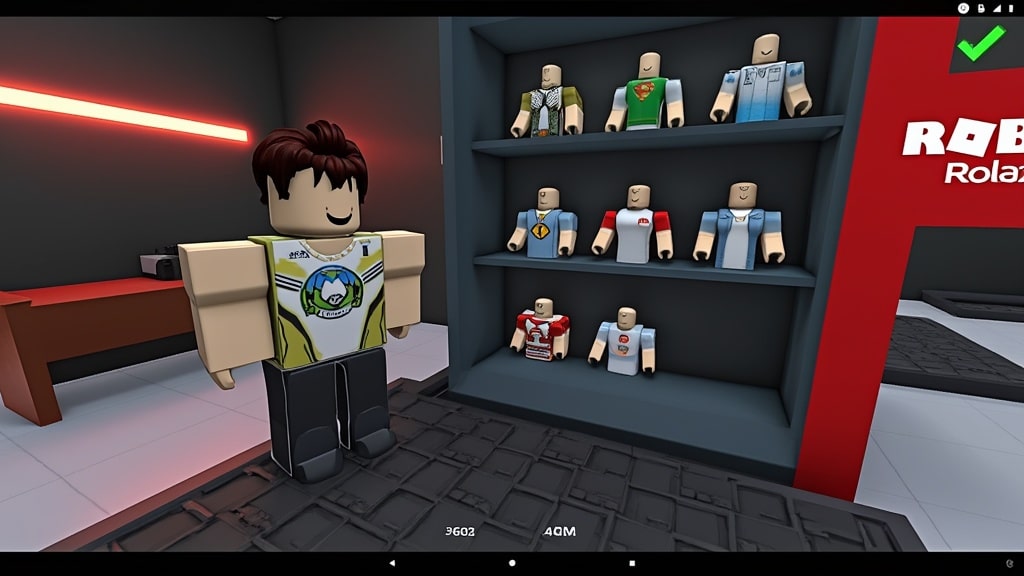 Roblox merchandising in-game