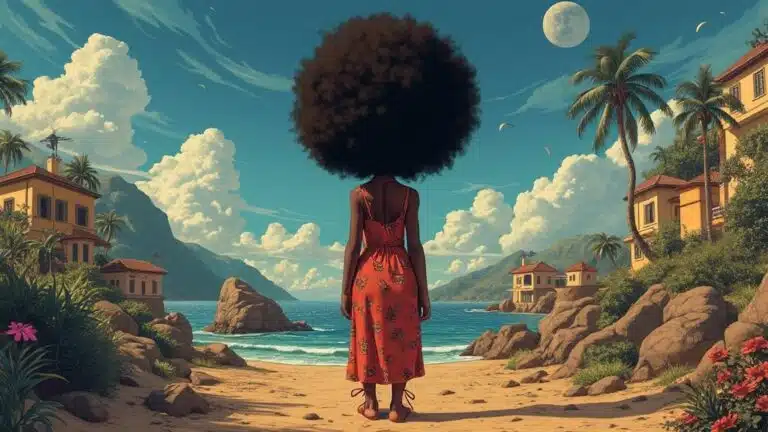 Anime Afro-surrealism jeu
